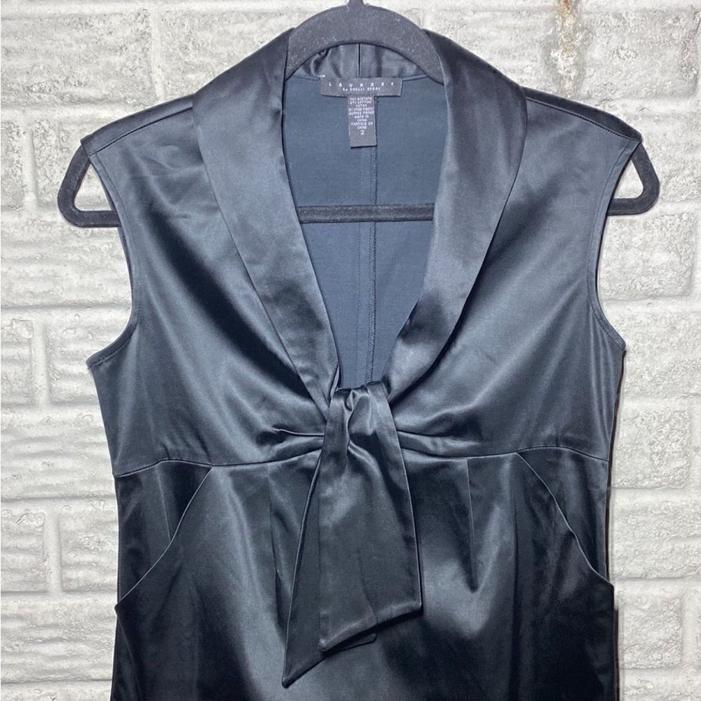 MSRP $167 Laundry by Shelli Segal Black Dress Women's Size 2 - Picture 6 of 10